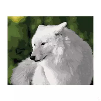 Картина по номерам «Сделай сам» 0x50 см, акриловая живопись на холсте Нет white renard