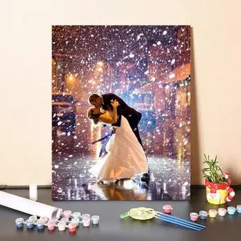 Картина по номерам, украшение для дома, декомпрессионная картина на холсте, ручная роспись, сделай сам, цифровая картина маслом 40x50cm no frame