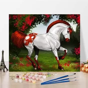 Картина по номерам, украшение для дома, декомпрессия, картина на холсте, сделай сам, цифровая картина маслом, ручная роспись 40x50cm no frame