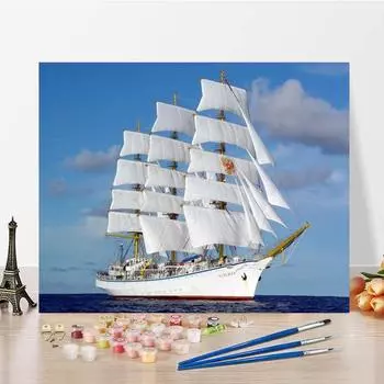 Картина по номерам, украшение для дома, картина на холсте, декомпрессия, ручная роспись, сделай сам, цифровая картина маслом 40x50cm no frame