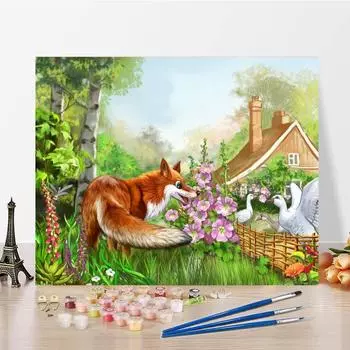 Картина по номерам, украшение для дома, ручная роспись, декомпрессионная картина на холсте, сделай сам, цифровая картина маслом