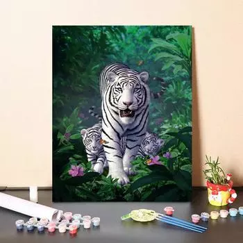 Картина по номерам Украшение дома Картина на холсте Сделай сам Цифровая живопись маслом Декомпрессия Ручная роспись 40x50cm no frame