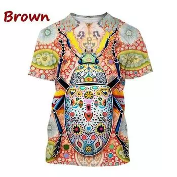 Картина с изображением животных, футболка с 3D принтом, мужская модная футболка с животным узором, повседневные футболки с круглым вырезом и короткими рукавами, топы 4XL