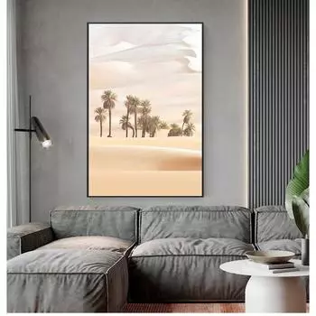 Картина, украшение для гостиной, богемная арка, винтажный постер, пустынный пейзаж, холст, художественный принт, скандинавская стена 21cm30cm NoFrame