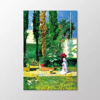 Картина в саду особняка Фортуни