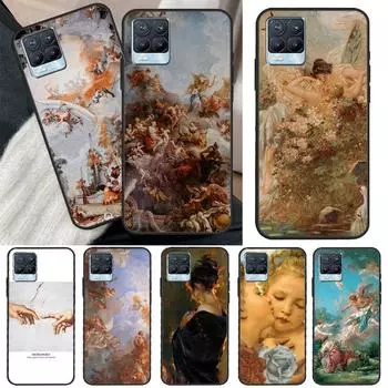 Картина в стиле ренессанс для OnePlus 10 Pro 9 Pro 8T Nord2 9R Чехол для Realme GT 2 Pro 7 8 GT Neo2 9i 8i C21 Coque Realme 8 5G