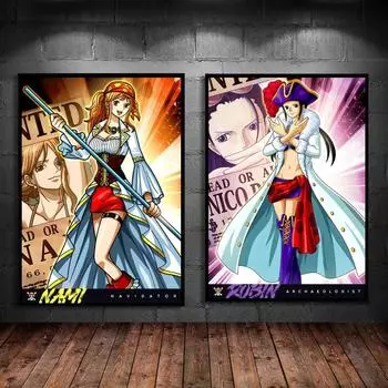 Картины на Холсте, Картины, Японские Аниме Комиксы, Картины Робина, Эстетические Плакаты, Подвесные Детские Подарки 21cm30cm NoFrame