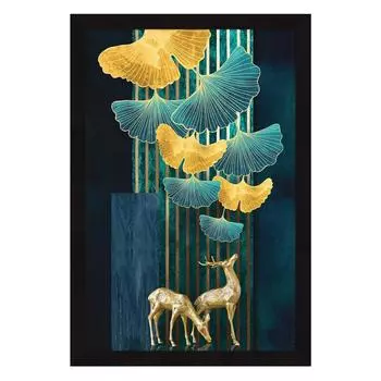 Картины с рамой для украшения дома - Картина для гостиной - Картина в раме для украшения стены, 12,0 х 18,0 дюймов, набор из 1 шт. 12 x 18 in