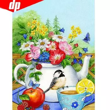 Картины со стразами Алмазная картина Полный дрель Наборы для вышивки крестом Алмазная вышивка 20X30