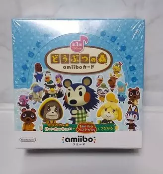 Карточка amiibo Animal Crossing 3-е издание 1BOX с уменьшенной карточкой amiibo (50 упаковок) (нераспечатанный товар)
