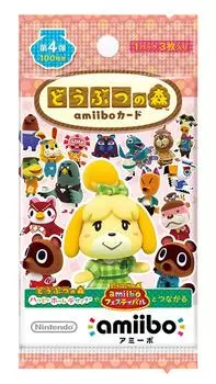 Карточка amiibo Animal Crossing 4-е издание (1BOX 50 упаковок включены)