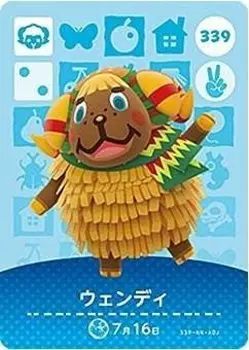 Карточка amiibo Animal Crossing 4 Венди Vol. [339]