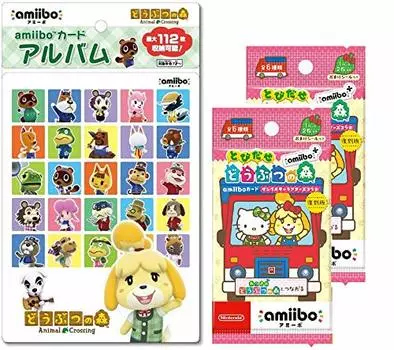 Карточка amiibo Crossing Альбом для карт amiibo Персонажи Набор Animal Crossing Animal amiibo+ [Сотрудничество с Sanrio] (2 упаковки) +