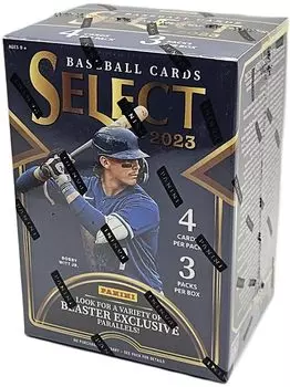 Карточка бейсбольной коллекционной коллекции Panini Select 2023 года в коробке Blaster