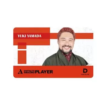Карточка Darts Live DARTSLIVE PLAYER GOODS 3-е издание Юки Ямада с фильмом о награде Darts Live 2