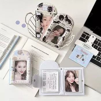 Карточка Фото Карты Упаковка Маленькая Карточка Альбом Карты Чехол Звездный Альбом Идол Фотокарточка Держатель Школа style 4
