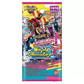 Карточка коллекции Ninjala 10 штук КОРОБКА Vol.1