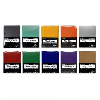 КАРТОЧКА PRO Play Sleeve Play Sleeve Embossed Standard Card Для обычных карточек Одинарный рукав Рекомендуется 64 штуки Цвет 66 x (Набор AA.10, 91 мм)