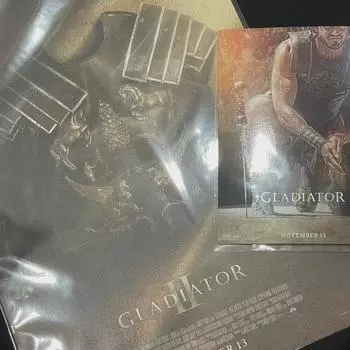 Карточка с изображением Гладиатора 2 + постер Superflex