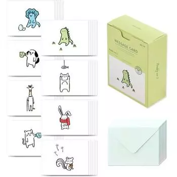 Карточка с сообщением Walgadax 40 пенсов + конверт 20 пенсов, версия для друзей 2, 1 комплект