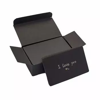 Карточка VANRA Обычная визитная карточка Размер бумажной карточки Карточка с сообщением Мини-информационная карточка Бумага для граффити Карточка со словами Рукописная бумажная карточка 300 листов x (Черный 3)