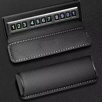 Карточка временной парковки автомобиля Номер телефона Карточка с номером телефона Остановка на парковке Номера телефонов автомобилей Табличка чёрный