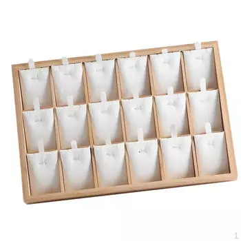 Карточки для демонстрации ювелирных изделий из 18 предметов: ожерелья и подвески Beige