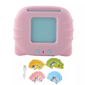 Карточки для малышей Обучающие игрушки Образовательные 112 Карточек Обучающие игрушки для малышей 24 лет розовый