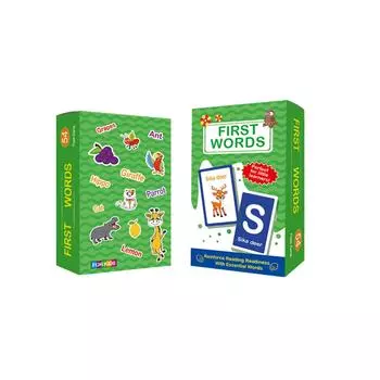 Карточки раннего детства для детей в возрасте от 3 до 12 лет One Size зелёный