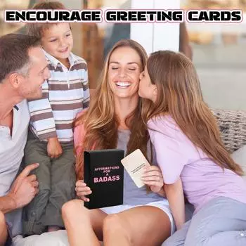 Карточки с утверждениями - ежедневные мотивирующие и вдохновляющие открытки для женщин One Size