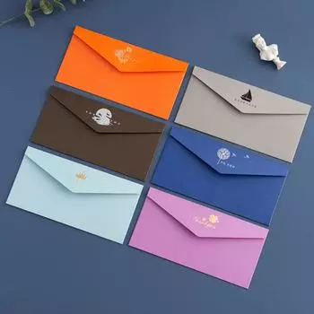 Карточки Утолщенный конверт в западном стиле Благодарственное письмо Деловое приглашение Конверт из перламутровой бумаги 09