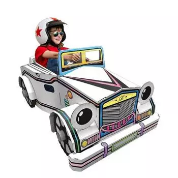 Карточная доска FFP Дизельная цветная раскраска Большая бумажная игрушка 14821B Корея 3d-головоломка