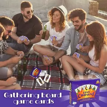 Карточная игра и двухсторонний планшет для подсчета очков. Карточная игра Рамми для взрослых и детей. One Size фиолетовый