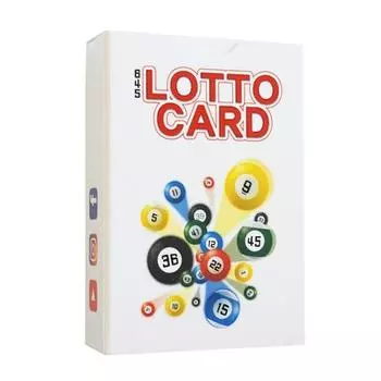 Карточная игра Lucky Lotto Card Draw, популярная корейская игра