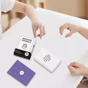 Карточная игра, настольная игра, личностный рост, колода 53 карточки-подсказки, создание идей, значимый