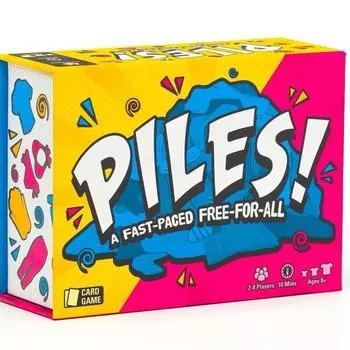 Карточная игра PILES: Игра для семейного праздника для детей, подростков, взрослых, пар и семей Default