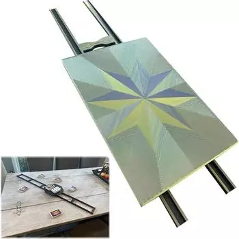 Карточная игра планер скользящая направляющая с планером простая установка портативный игровой планер для любителей настольных карточных игр игровая ночь зелёный