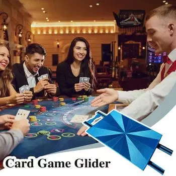 Карточная игра планер скользящая направляющая с планером простая установка портативный игровой планер для любителей настольных карточных игр игровая ночь вино красного