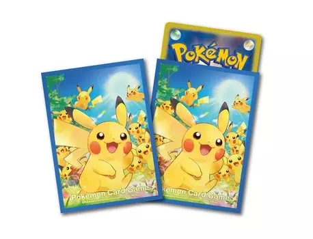 Карточная игра Pokemon Deck Shield Pikachu Большая коллекция жёлтый