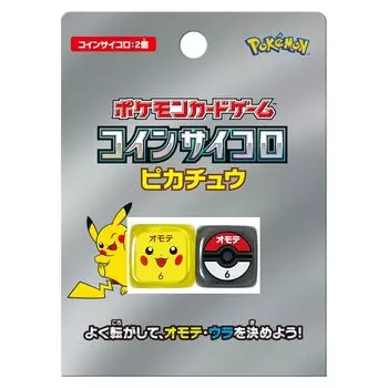 карточная игра покемон монета кубик Пикачу
