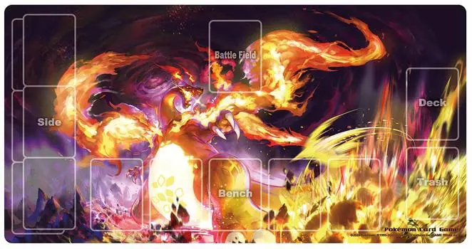 Карточная игра Pokemon Резиновый игровой коврик Gigantamax Charizard