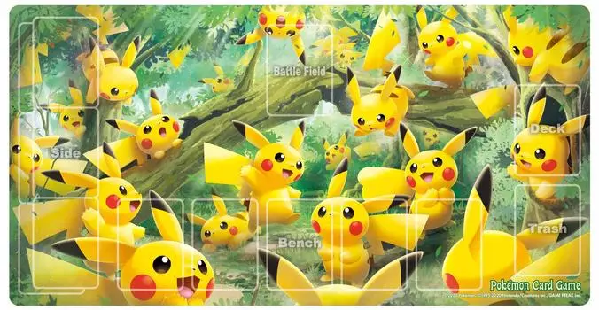 Карточная игра Pokemon Резиновый игровой коврик Pikachu Forest