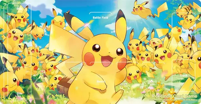 Карточная игра Pokemon Резиновый игровой коврик Пикачу Большая коллекция