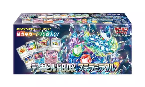 Карточная игра Pokemon Scarlet & Violet Deck Build BOX Stella Miracle