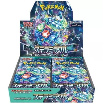 Карточная игра Pokemon Scarlet Violet Expansion Pack Stellar Miracle BOX 3 карты
