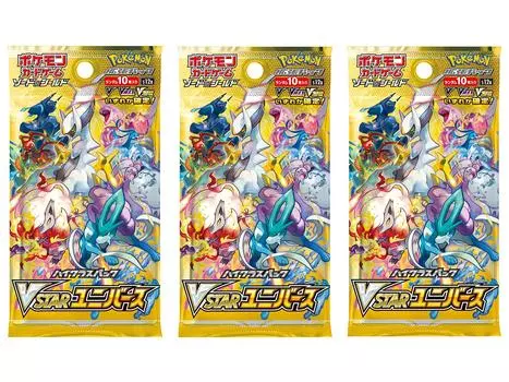 Карточная игра Pokemon высокого класса VSTAR Universe S12a японская версия x 10 (3 упаковки) (3 карты)