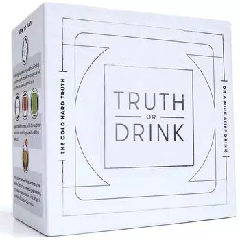 Карточная игра «Правда или напиток» от Cut. Раскройте свой секрет с веселыми и личными вопросами, знаменитая игра для социальных сетей для вечеринок и игровых вечеров Original Game