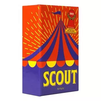 Карточная игра «Скаут» для 2–5 игроков. Веселые цирковые семейные настольные игры — лучшая игра для любителей покера! жёлтый