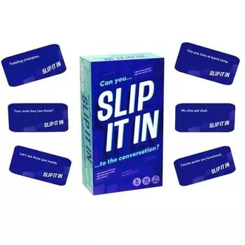 Карточная игра Slip It in, простая в освоении и игре игра, игра для вечеринок для взрослых от 17 лет и старше, игра для взрослых на все случаи жизни разноцветный