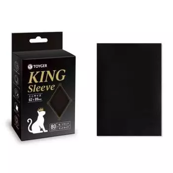 Карточная игра TOYGER KING Sleeve TCG Mini Size (Размер Yu-Gi-Oh) черный
